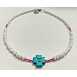 Collier "The WHITE-PINK"